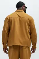 Ronan Weekender Button Up Shirt(Camel,S)