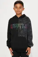 Mini Hustle All On Me Fleece Jogger Set(Black,4)