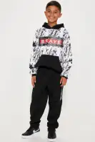 Mini Stay Brave Fleece Jogger Set