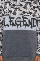 Mini Legend In The Making Fleece Jogger Set(Black/Grey,4)