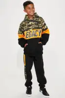 Mini Building My Legacy Fleece Jogger Set