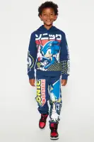 Mini Sonic The Hedgehog Jogger Set(Navy,4/5)