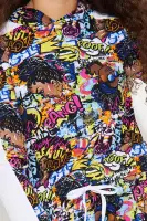 Mini All Over Print Cozy Knit Jogger Set II(Multi Color,7/8)