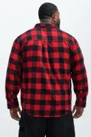 Neponset Flannel Shirt(Red/Black,S)