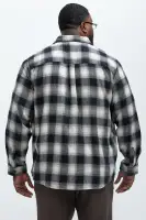 Oakwood Flannel Shirt(Black/combo,S)