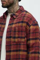 Yuill Plaid Flannel Shirt(Multi Color,S)
