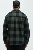 Park Flannel Shirt(Green/combo,S)