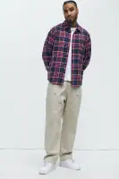 Raleigh Flannel Shirt(Multi Color,S)