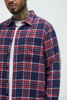Raleigh Flannel Shirt(Multi Color,S)
