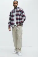 Utica Plaid Flannel Shirt(Multi Color,S)