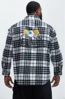 Von Dutch Eyeball Flannel(Black/combo,S)