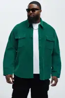 Hanlon Corduroy Shirt(Green,S)
