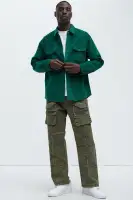Hanlon Corduroy Shirt(Green,S)