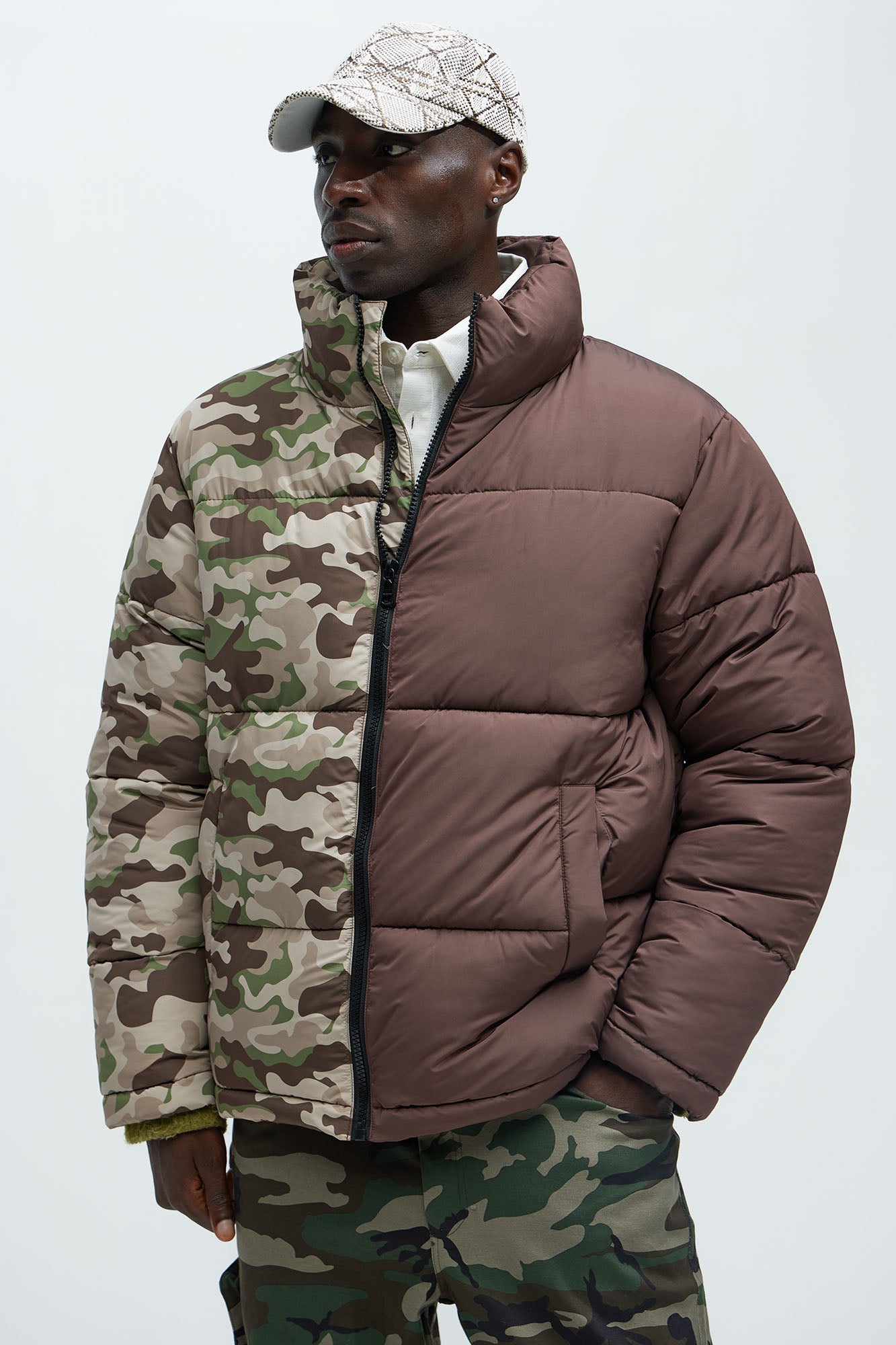 Shuffle Split Puffer Jacket