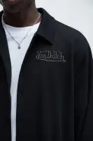 Von Dutch Long Sleeve Button Up(Black,S)