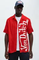 Von Dutch Oversized White Font Shirt