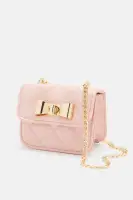 Mini Take A Bow Crossbody Handbag(Pink,OS)