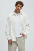 Corduroy Pocket Button Up Shirt
