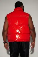 Caleb Puffer Vest(Red,S)