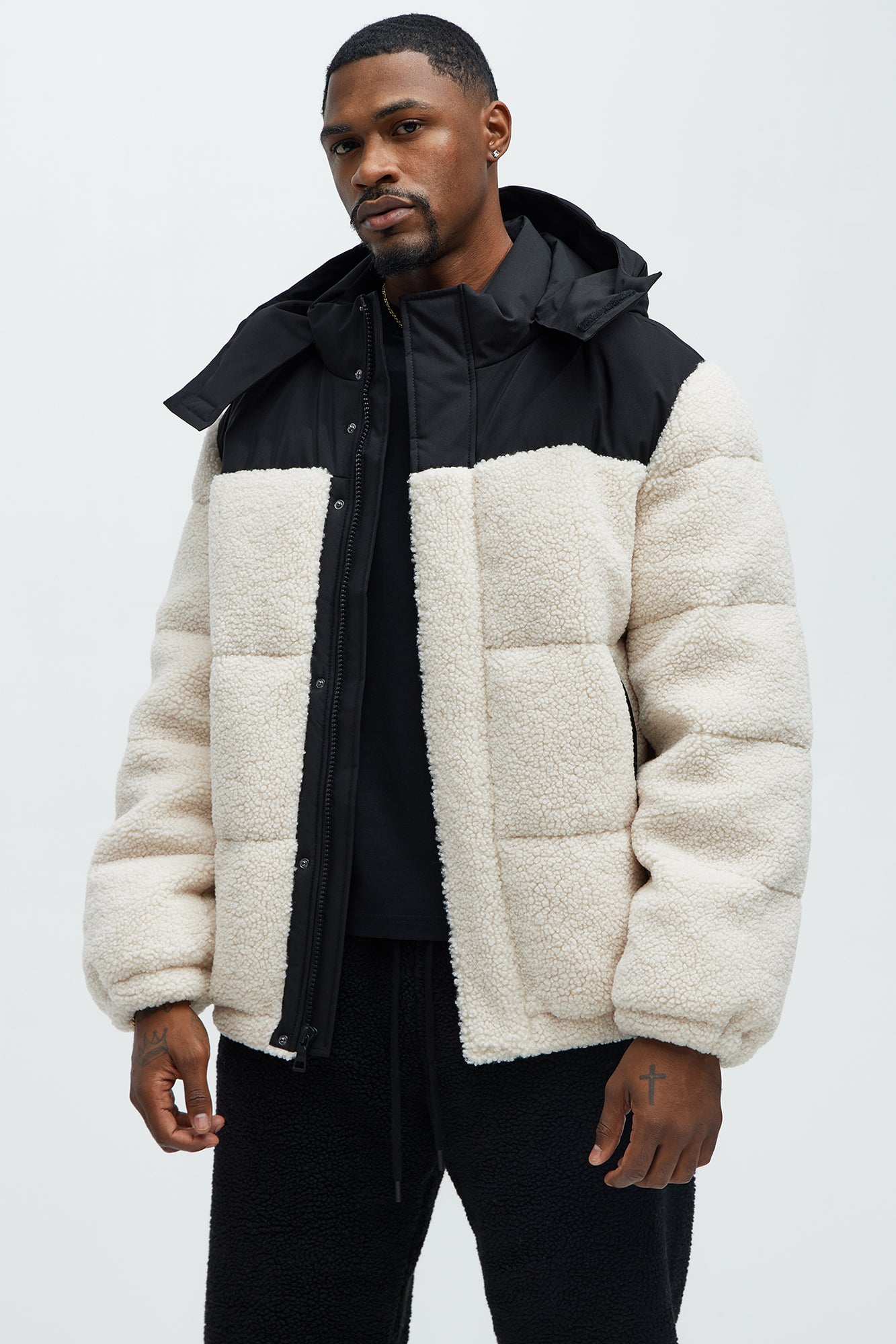 Real Thoughts Colorblock Puffer