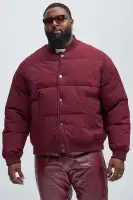 Deon Bomber Jacket(Burgundy,S)