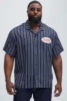 Von Dutch Patch Shirt(Blue/combo,S)