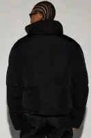 George Quilted Nylon Puffer Jacket(Black,S)
