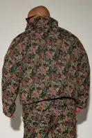 Bellevue Light Weight Cropped Tapestry Puffer(Black/combo,S)