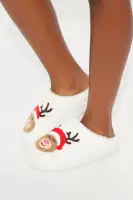 Mini Santa's Reindeer Slippers(Red/combo,13/1)