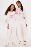 Mini Santa Baby Plush Pant Set(Pink,8/10)