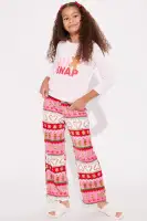 Mini Oh Snap Gingerbread Plush Pant Set