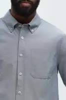 Oxford Classic Shirt(Grey,S)