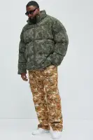 Medley Puffer Jacket(Green,S)