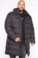 Jaden Long Puffer Jacket(Black,S)