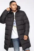 Jaden Long Puffer Jacket(Black,S)