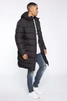 Jaden Long Puffer Jacket(Black,S)