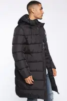 Jaden Long Puffer Jacket(Black,S)