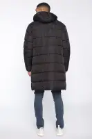 Jaden Long Puffer Jacket(Black,S)