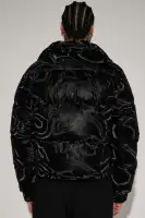 On A Trip Cropped Puffer(Black,S)