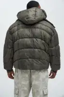 Feyd Quilted Puffer(Brown,S)