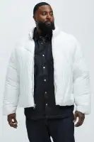 Lost Times Puffer Jacket(White,S)