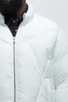 Lost Times Puffer Jacket(White,S)