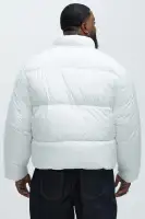 Lost Times Puffer Jacket(White,S)