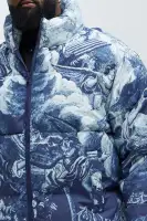 Michelangelo Quilted Puffer(Blue/combo,S)