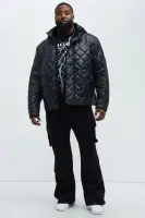 Better By Myself Quilted Jacket(Black,S)