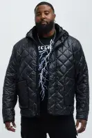 Better By Myself Quilted Jacket(Black,S)