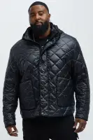 Better By Myself Quilted Jacket(Black,S)