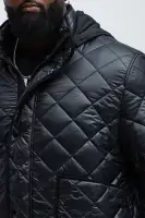 Better By Myself Quilted Jacket(Black,S)