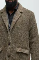 Been A Year Mohair Relaxed Long Coat(Brown,S)