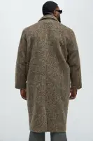 Been A Year Mohair Relaxed Long Coat(Brown,S)